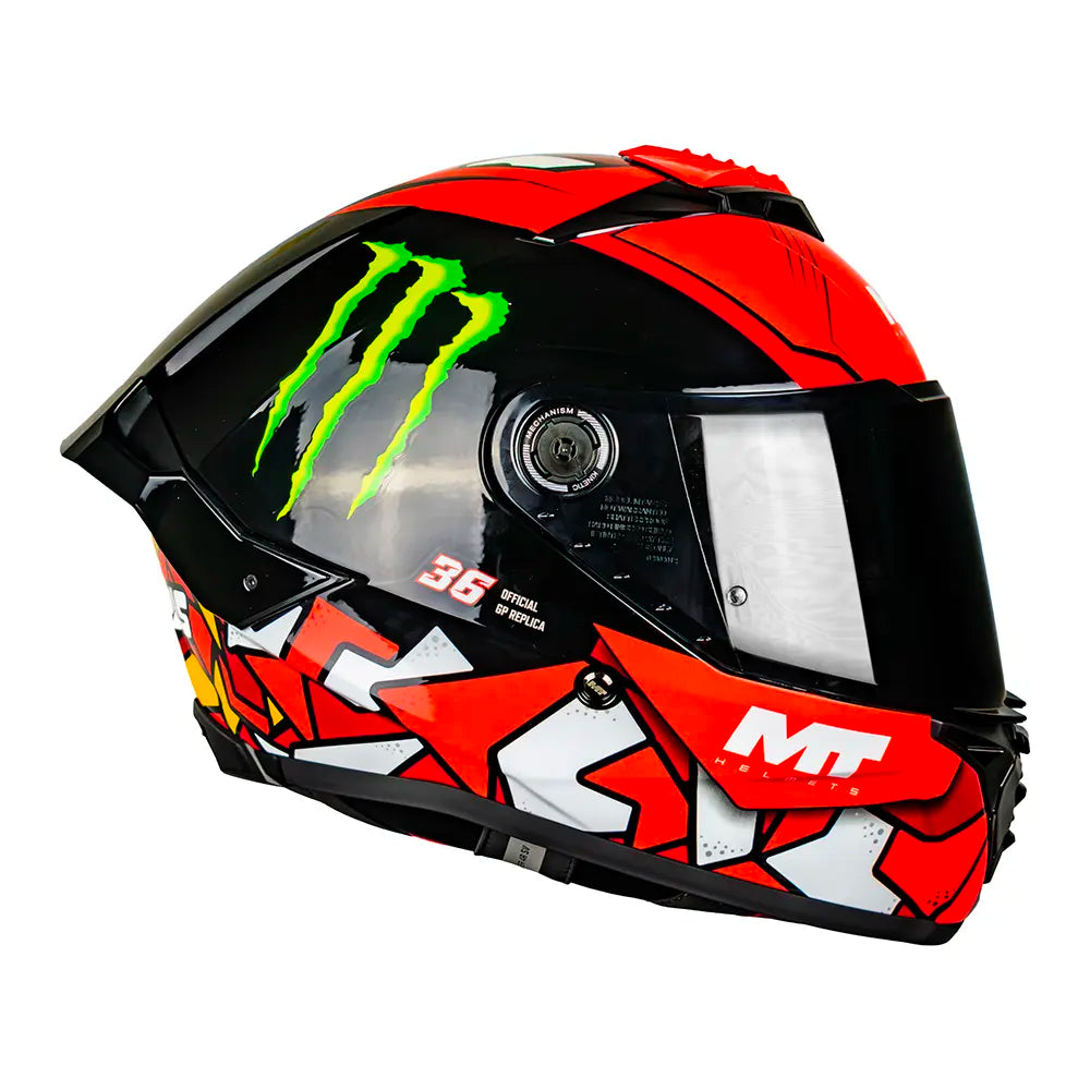 CASCO MT THUNDER 4 R SV PIQUERAS B5 BRILLO S +PANTALLA OSCURA SKU: 1375D35B510#VO