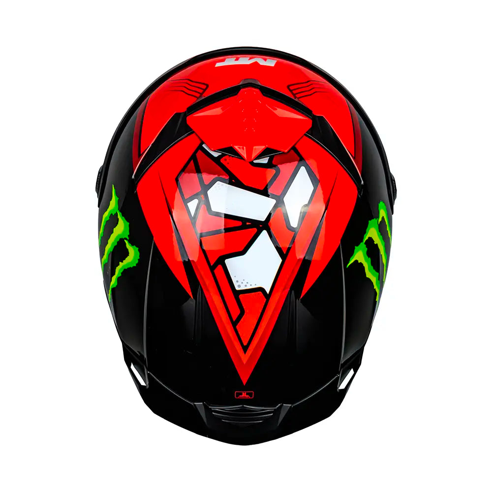 CASCO MT THUNDER 4 R SV PIQUERAS B5 BRILLO S +PANTALLA OSCURA SKU: 1375D35B510#VO