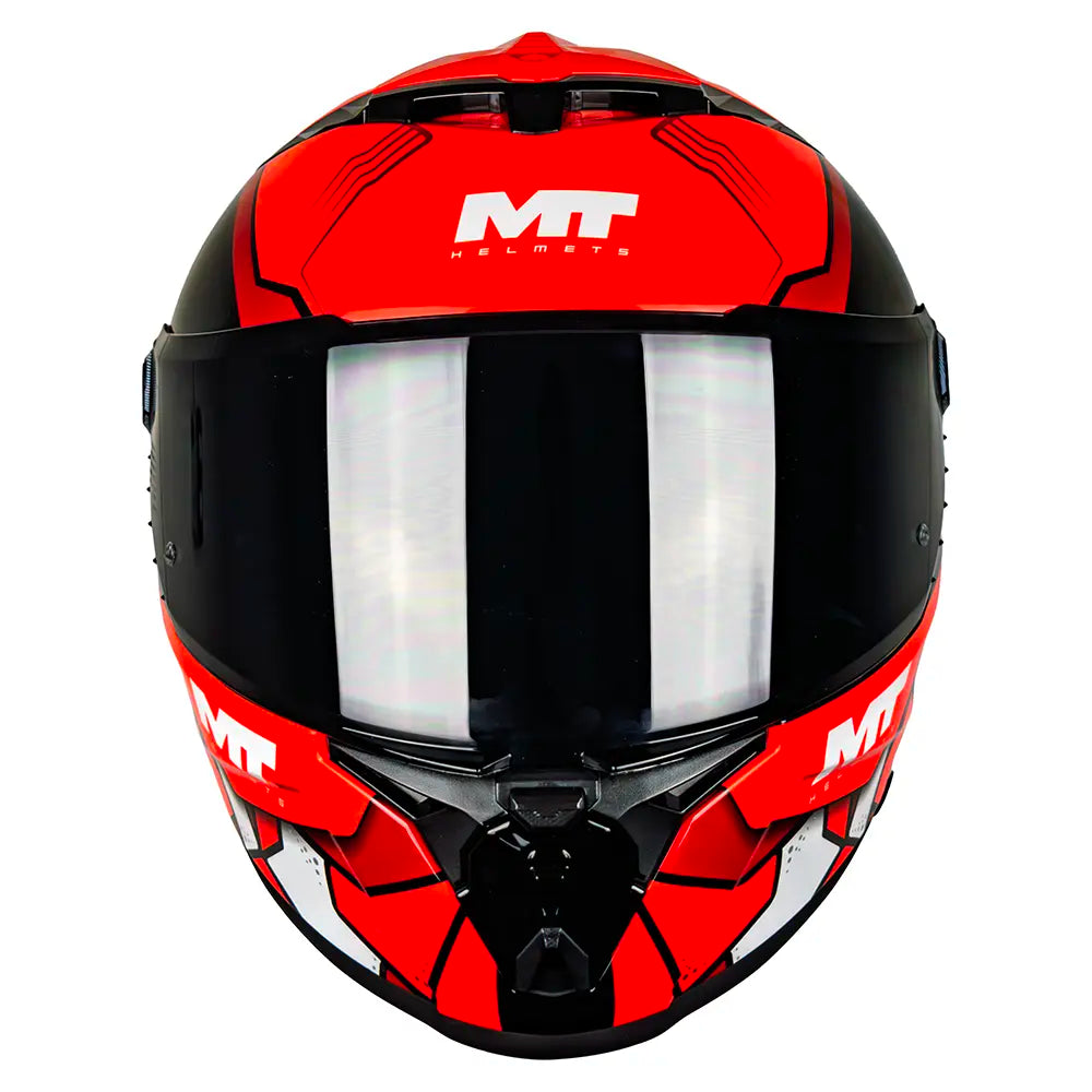CASCO MT THUNDER 4 R SV PIQUERAS B5 BRILLO S +PANTALLA OSCURA SKU: 1375D35B510#VO