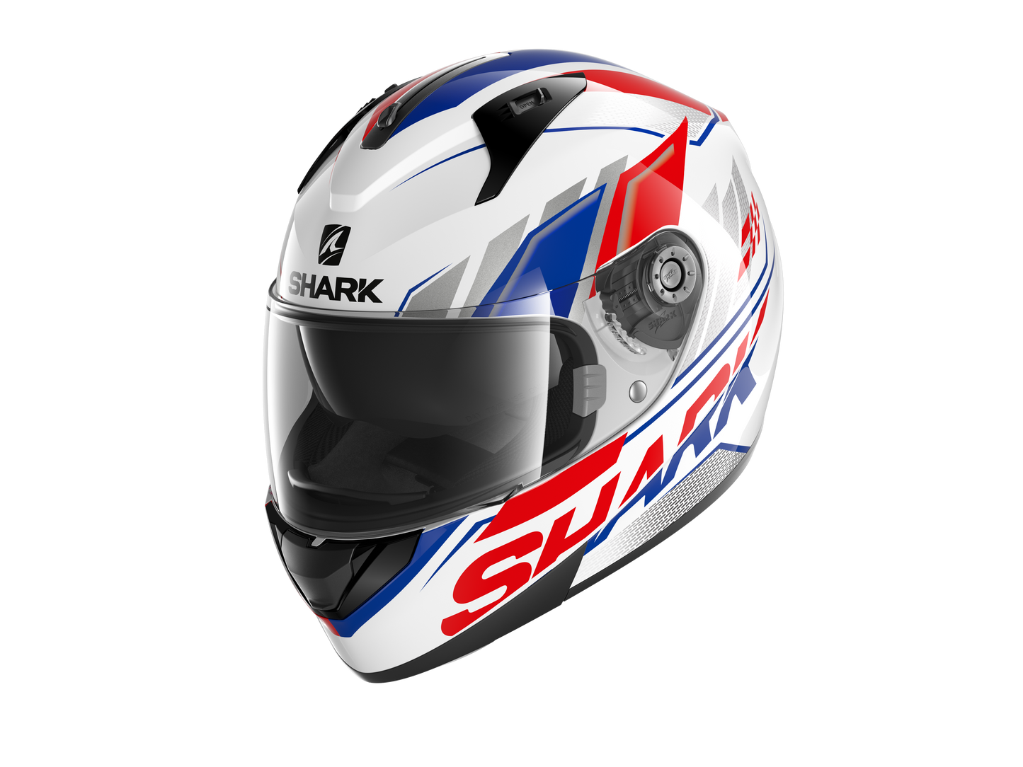 CASCO SHARK RIDILL 1.2 PHAZ WH/RED/BLU | SKU: HE0533EWBR#