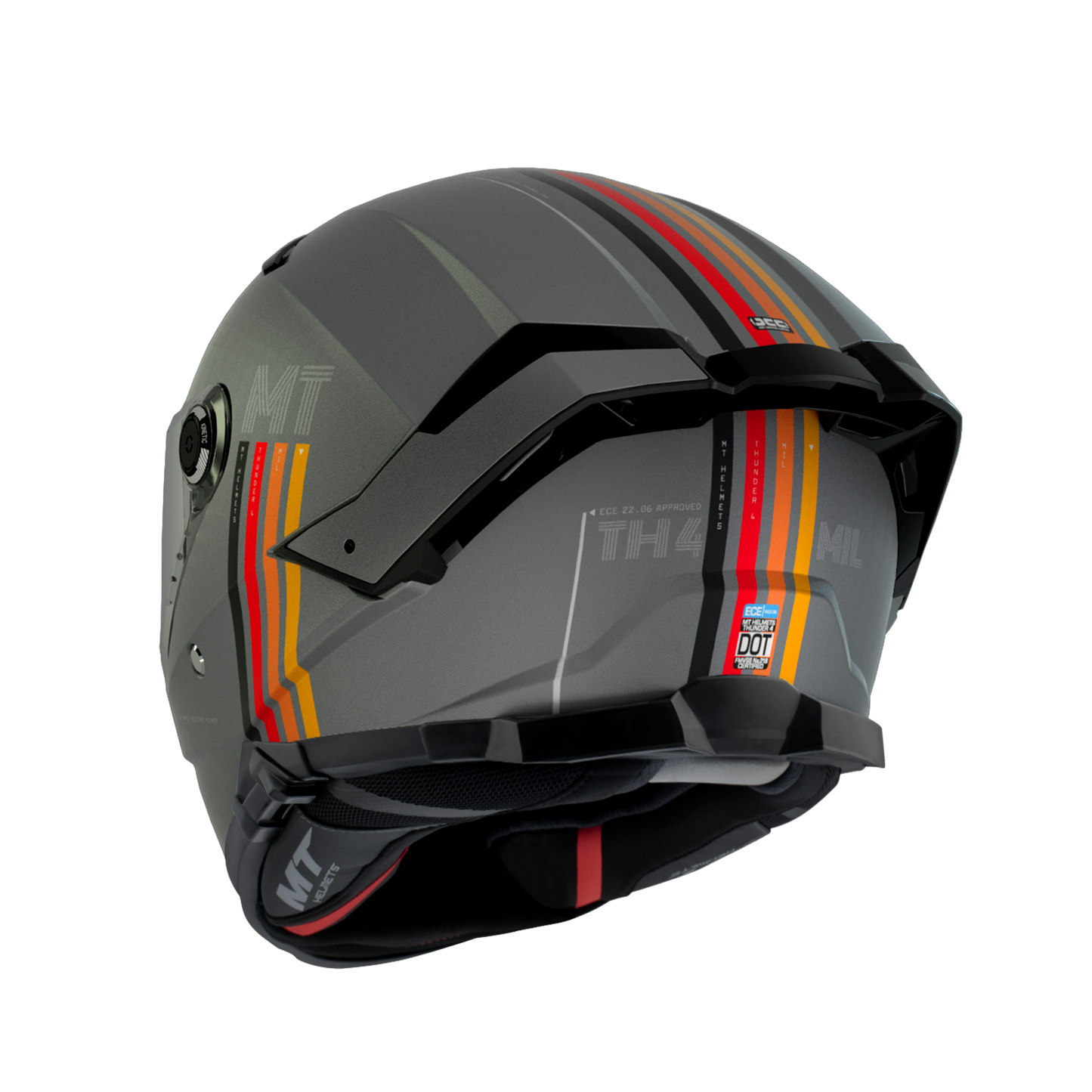 CASCO MT THUNDER 4 SV MIL C2 | GRAY | SKU: 1308986223#