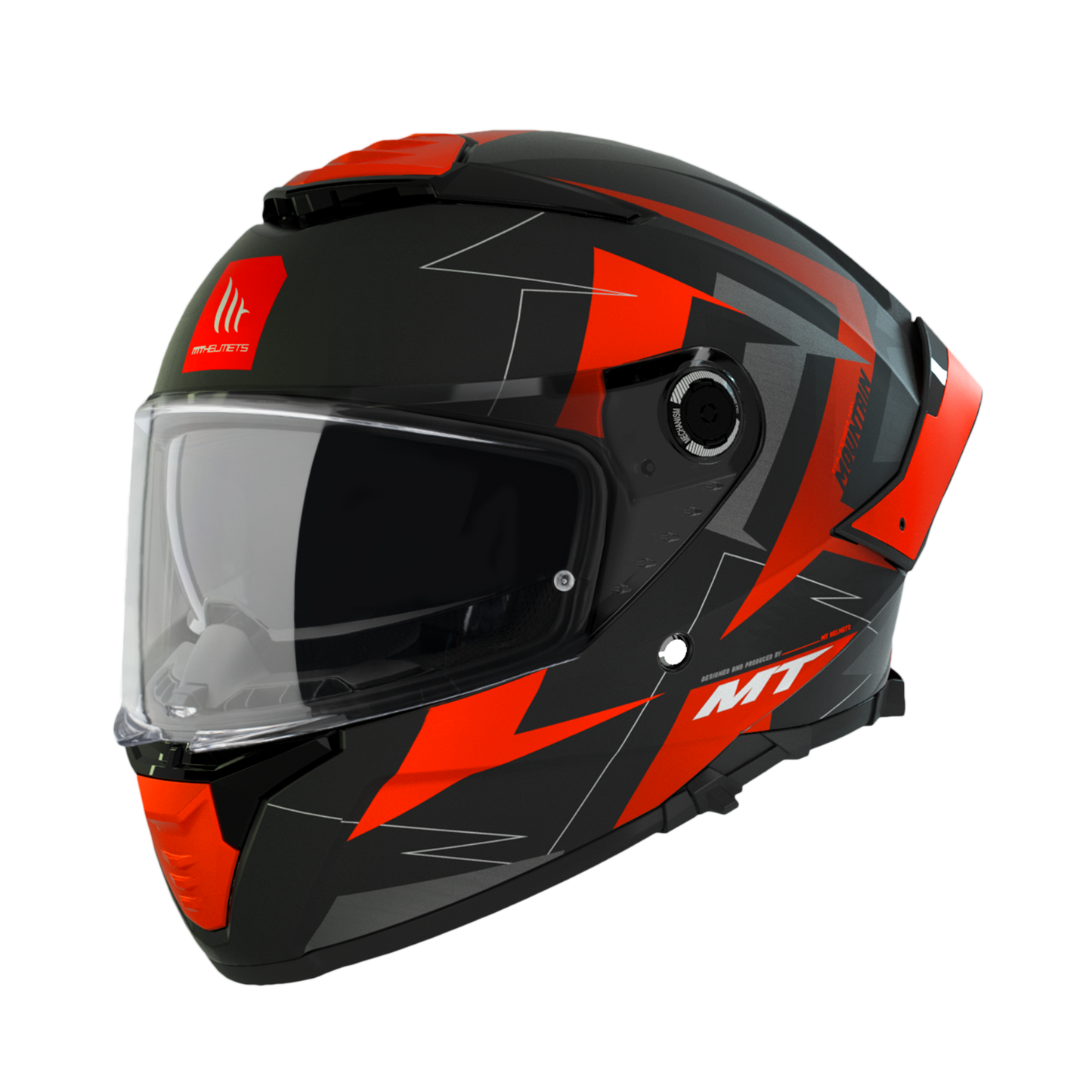 CASCO MT THUNDER 4 SV MOUNTAIN C5 ROJO MATE | SKU: 1308987253#