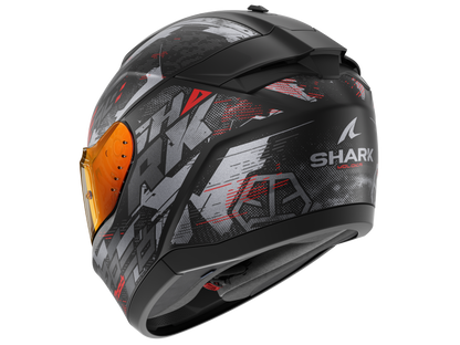 CASCO RIDILL 2 MOLOKAI NEGRO MATE ROJO | SKU: HE1110EKAR#
