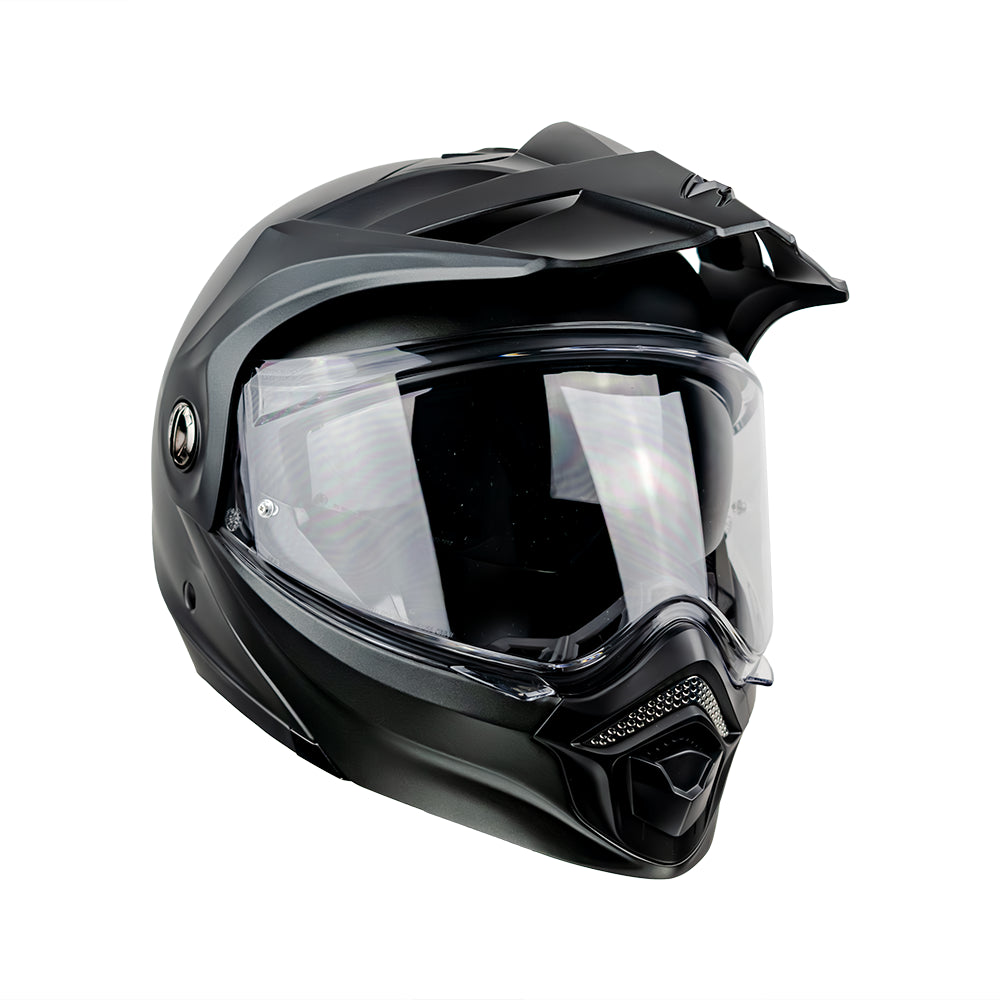 CASCO ADX-2 SOLID MATT PEARL BLACK SKU:89-100-285-0#