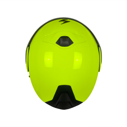 CASCO SCORPION EXO-930 EVO SOLID NEON YELLOW SKU: 194-100-50-0#