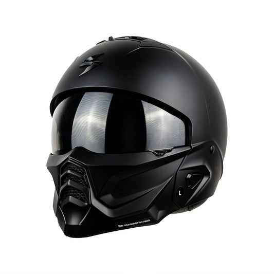 CASCO EXO-COMBAT II OPEN SOLID MATT BLACK SKU:182-100-10-0#