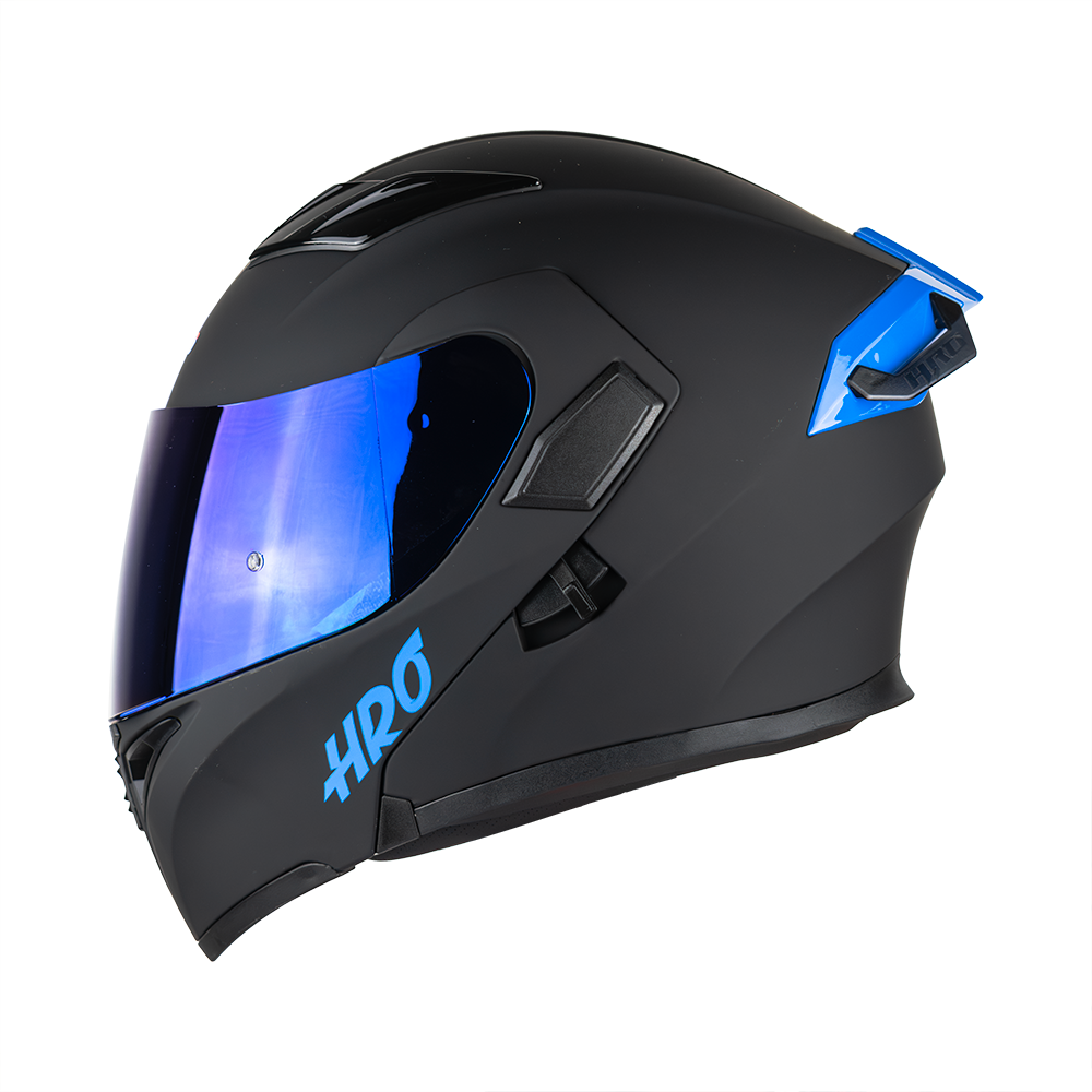 CASCO HRO 3400 EVO SOLID NEGRO/AZUL SKU:H3400EVSONGAZA-#