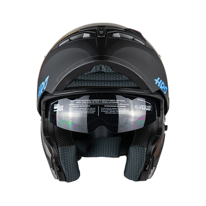 CASCO HRO 3400 EVO SOLID NEGRO/AZUL SKU:H3400EVSONGAZA-#