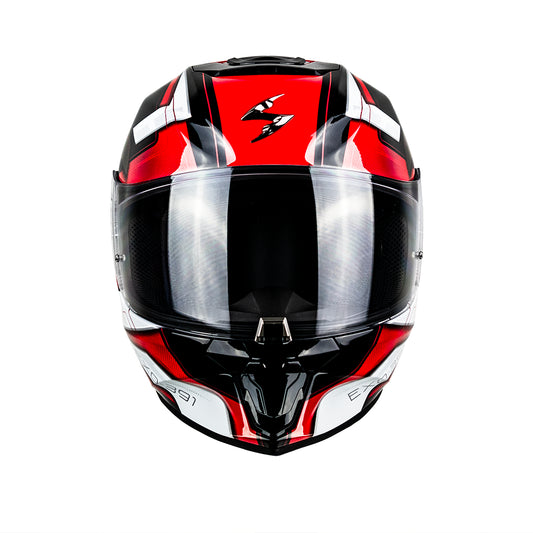 CASCO EXO-391 FULL FACE CAPTOR BLACK-RED SKU:139-469-24-0#