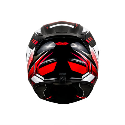 CASCO EXO-391 FULL FACE CAPTOR BLACK-RED SKU:139-469-24-0#