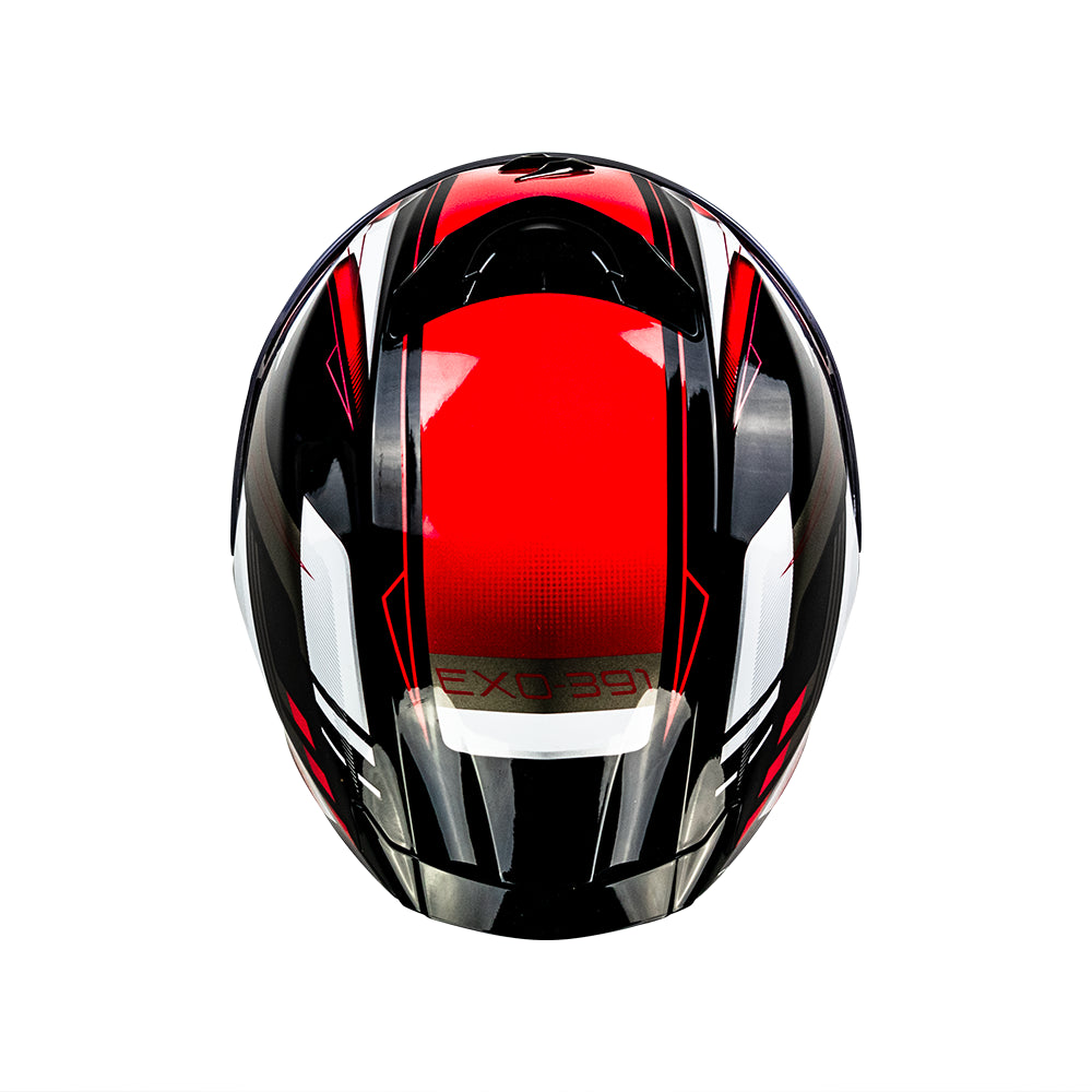 CASCO EXO-391 FULL FACE CAPTOR BLACK-RED SKU:139-469-24-0#