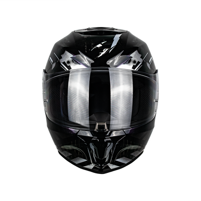 CASCO EXO-391 FULL FACE CLUTTER BLACK SKU:139-480-38-0#