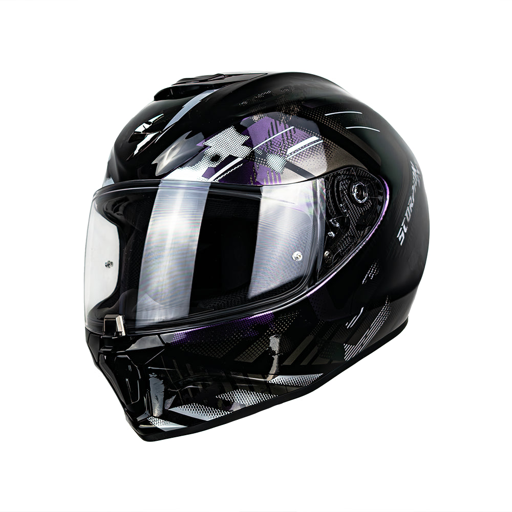 CASCO EXO-391 FULL FACE CLUTTER BLACK SKU:139-480-38-0#