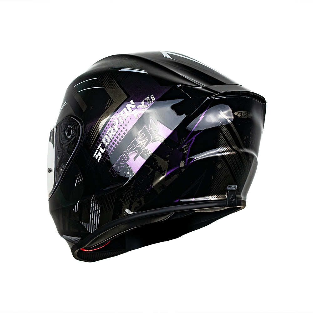 CASCO EXO-391 FULL FACE CLUTTER BLACK SKU:139-480-38-0#