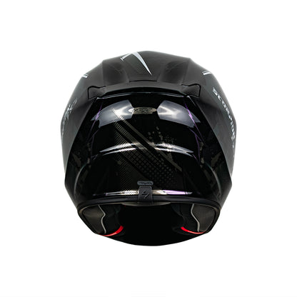 CASCO EXO-391 FULL FACE CLUTTER BLACK SKU:139-480-38-0#