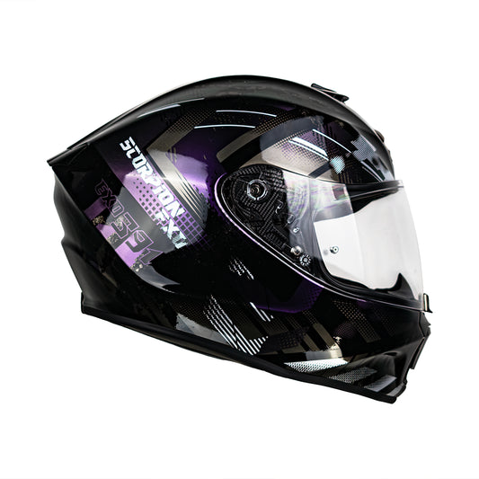 CASCO EXO-391 FULL FACE CLUTTER BLACK SKU:139-480-38-0#