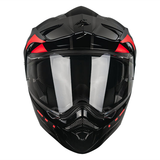 CASCO SCORPION EXO ADX-2 LEWIS BLACK - RED SKU: 89-504-24-0#