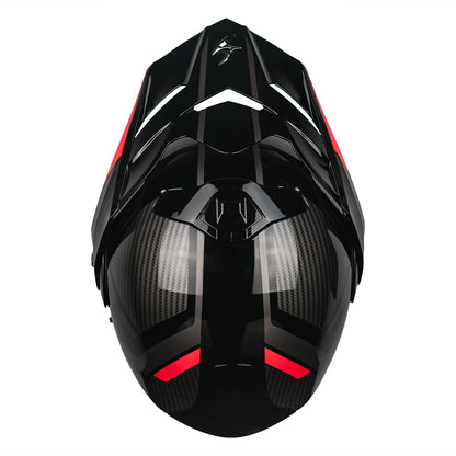 CASCO SCORPION EXO ADX-2 LEWIS BLACK - RED SKU: 89-504-24-0#