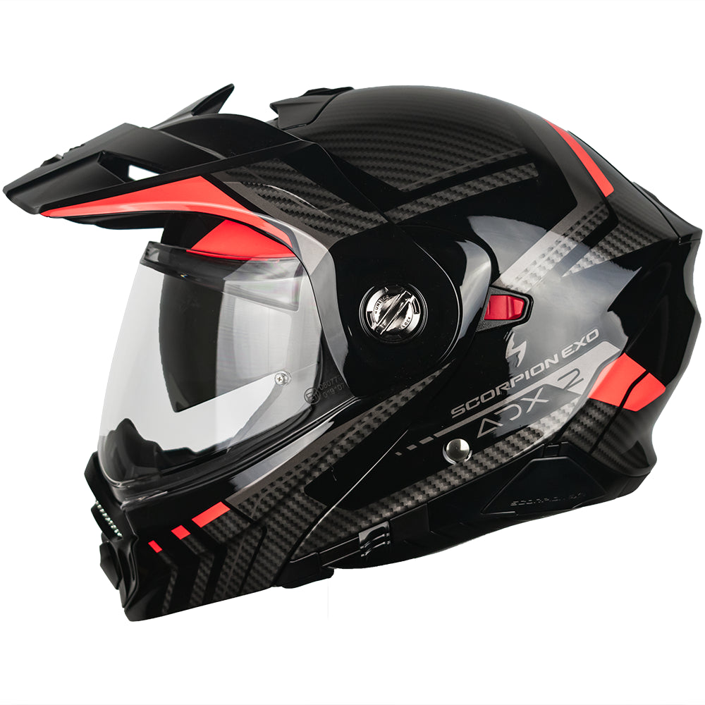 CASCO SCORPION EXO ADX-2 LEWIS BLACK - RED SKU: 89-504-24-0#