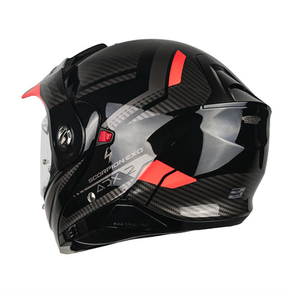 CASCO SCORPION EXO ADX-2 LEWIS BLACK - RED SKU: 89-504-24-0#