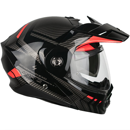 CASCO SCORPION EXO ADX-2 LEWIS BLACK - RED SKU: 89-504-24-0#