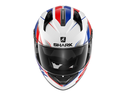 CASCO SHARK RIDILL 1.2 PHAZ WH/RED/BLU | SKU: HE0533EWBR#