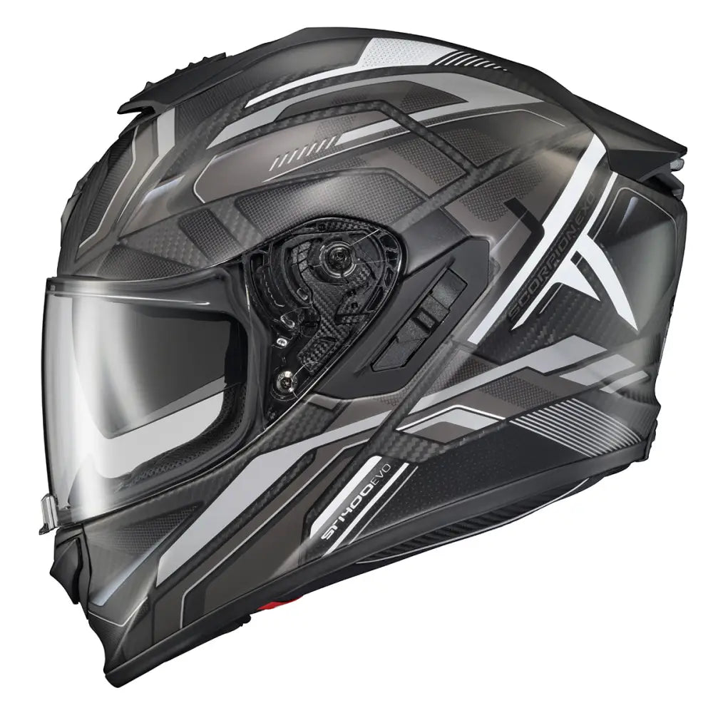 CASCO EXO-ST1400 EVO CARBON HELMET HEX MATTE GREY | SKU: 75-3261#