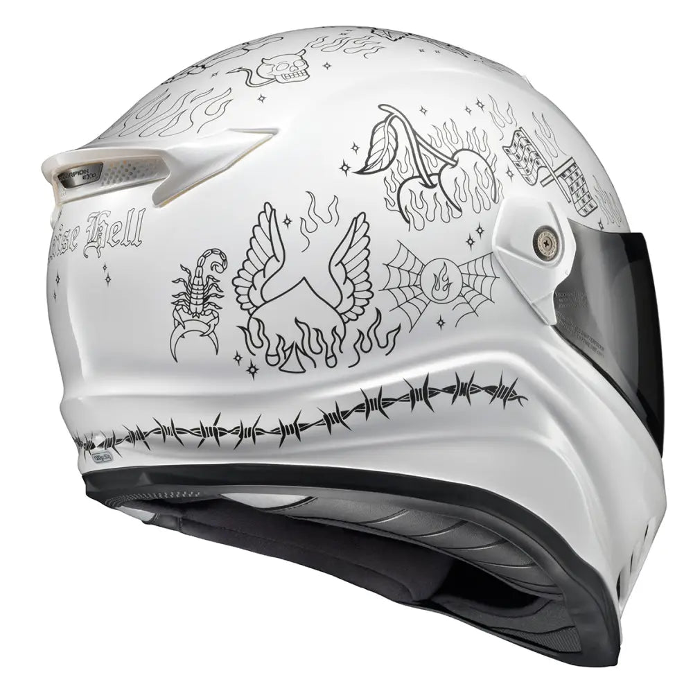 CASCO INTEGRAL SCORPION EXO COVERT FX LITAS 2 BLANCO | SKU: 75-3263#