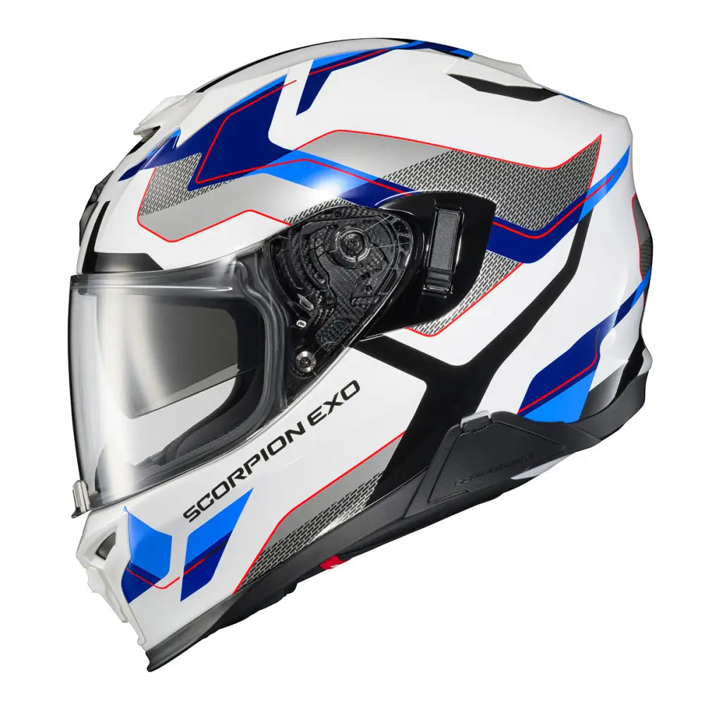 CASCO INTEGRAL EXO-T520 ZUSE BLANCO/AZUL | SKU: 75-3265#