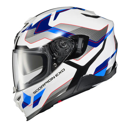 CASCO INTEGRAL EXO-T520 ZUSE BLANCO/AZUL | SKU: 75-3265#