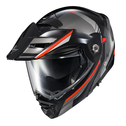 CASCO EXO-AT960 MODULAR HELMET MONK BLACK/RED | SKU: 75-3272#