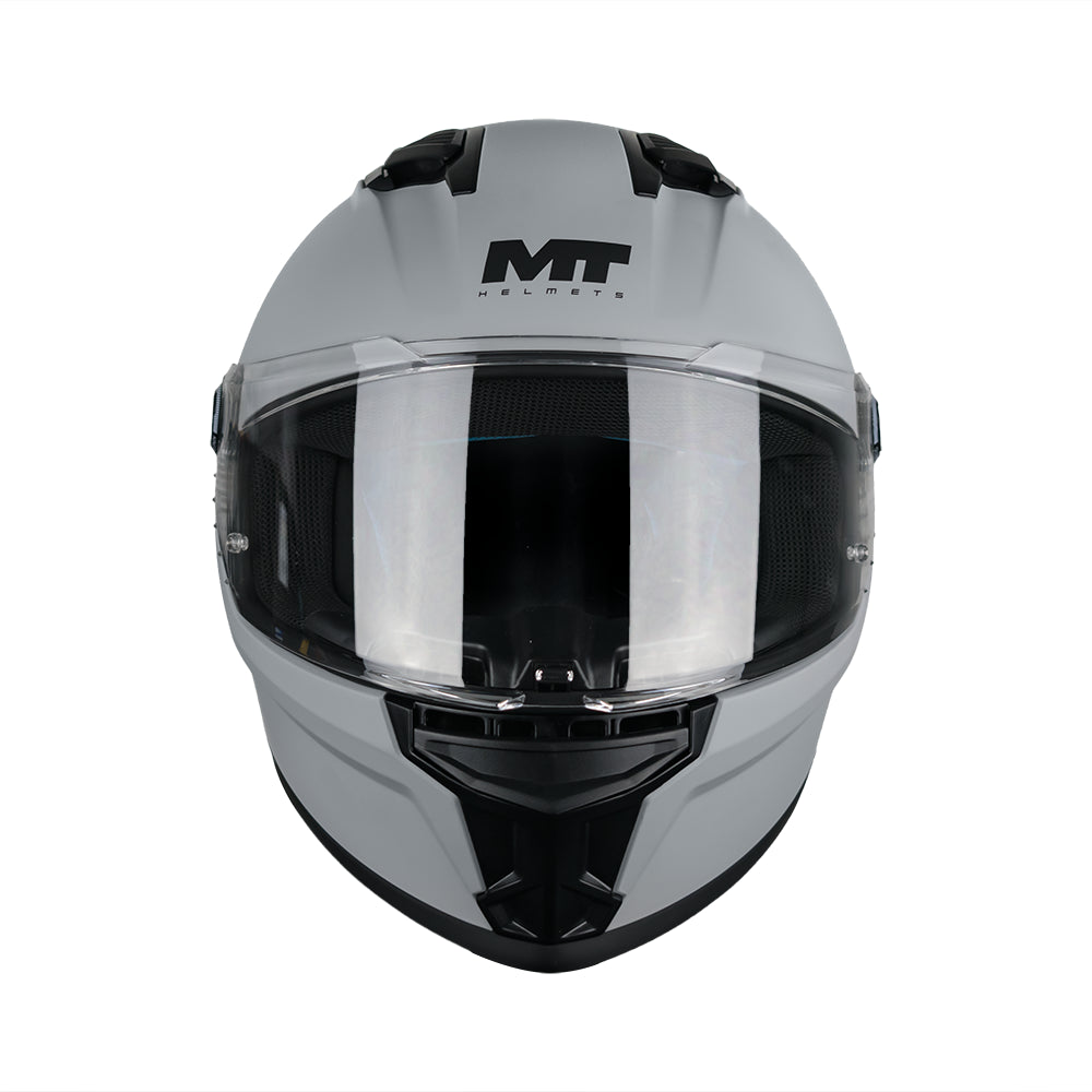 CASCO MT STINGER 2 PURE A12 MATE S +PANTALLA OSCURA SKU: 133400PA1220#VO