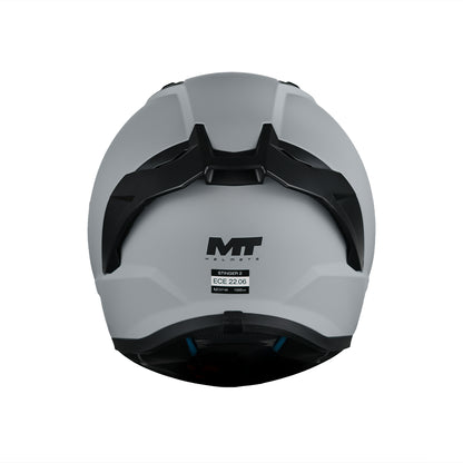 CASCO MT STINGER 2 PURE A12 MATE S +PANTALLA OSCURA SKU: 133400PA1220#VO