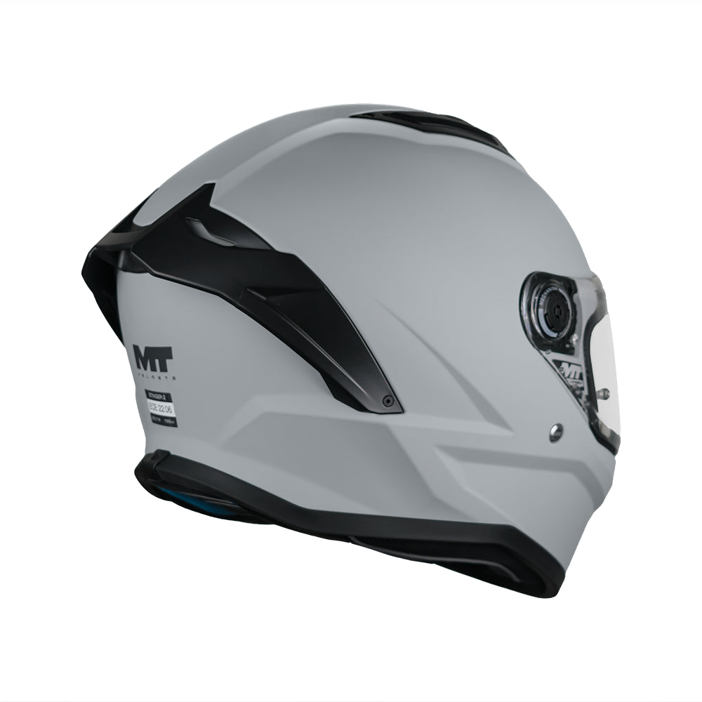 CASCO MT STINGER 2 PURE A12 MATE S +PANTALLA OSCURA SKU: 133400PA1220#VO