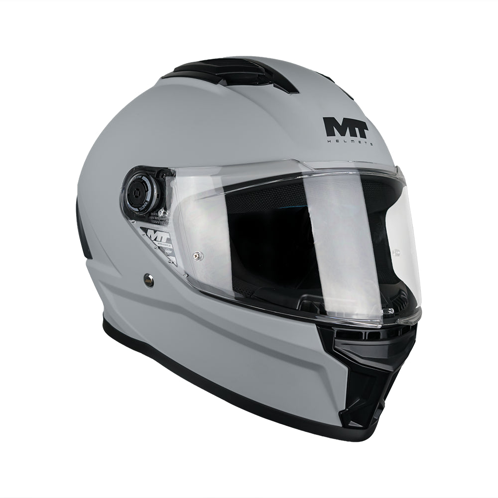 CASCO MT STINGER 2 PURE A12 MATE S +PANTALLA OSCURA SKU: 133400PA1220#VO