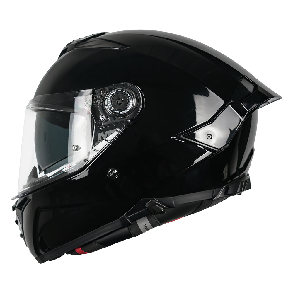 CASCO MT THUNDER 4 R SV PURE A1 BRILLO S +PANTALLA OSCURA SKU: 137500PA110#VO