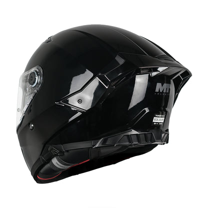 CASCO MT THUNDER 4 R SV PURE A1 BRILLO S +PANTALLA OSCURA SKU: 137500PA110#VO