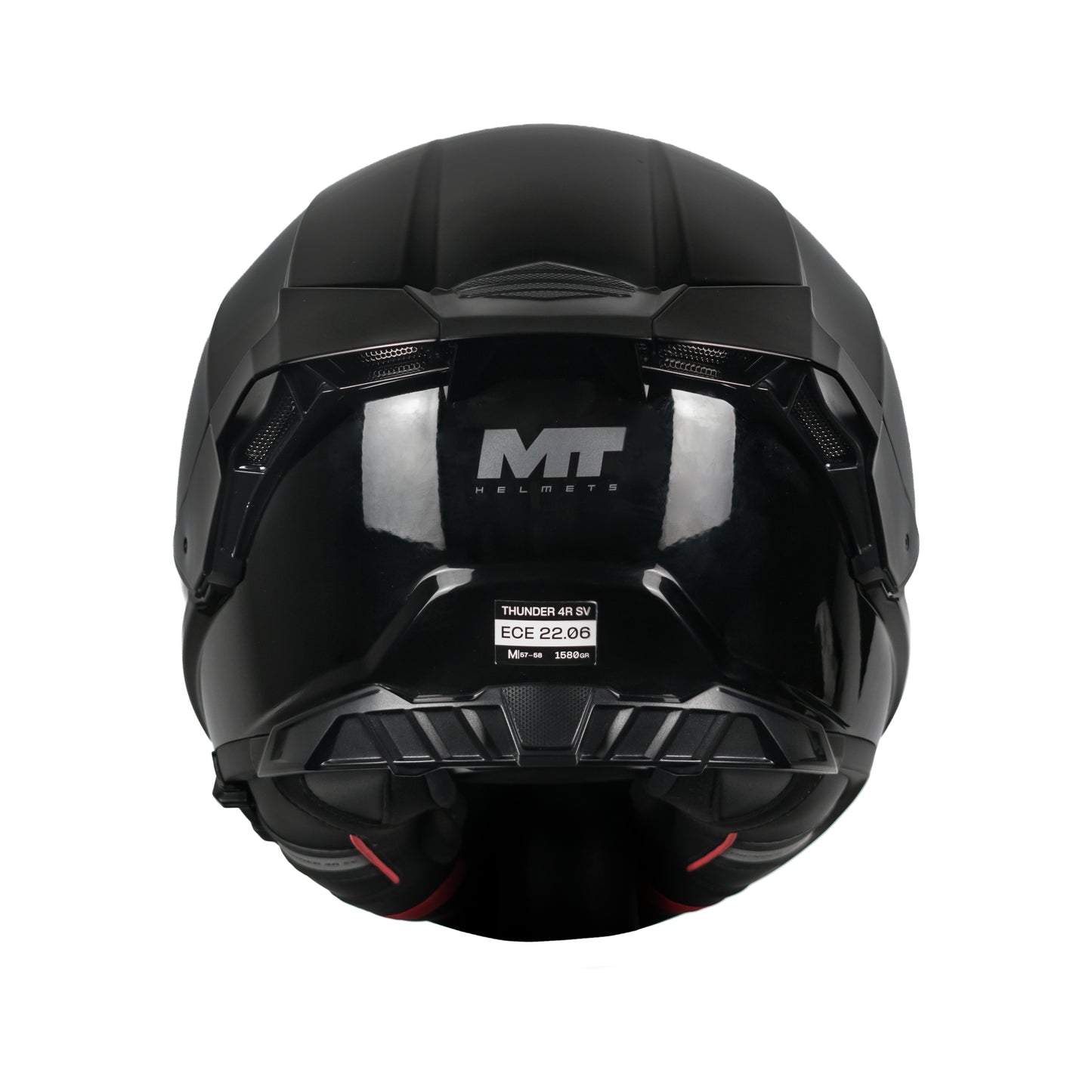CASCO MT THUNDER 4 R SV PURE A1 BRILLO S +PANTALLA OSCURA SKU: 137500PA110#VO