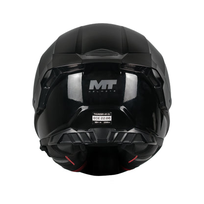 CASCO MT THUNDER 4 R SV PURE A1 BRILLO S +PANTALLA OSCURA SKU: 137500PA110#VO