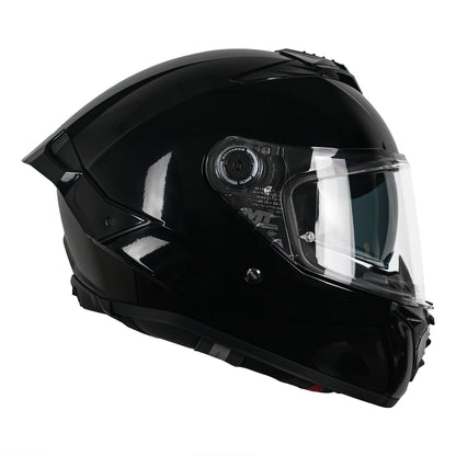 CASCO MT THUNDER 4 R SV PURE A1 BRILLO S +PANTALLA OSCURA SKU: 137500PA110#VO
