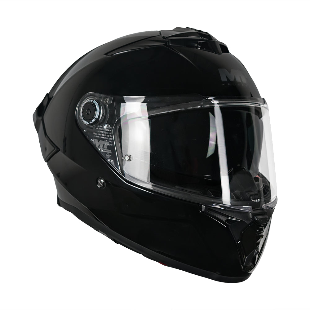 CASCO MT THUNDER 4 R SV PURE A1 BRILLO S +PANTALLA OSCURA SKU: 137500PA110#VO