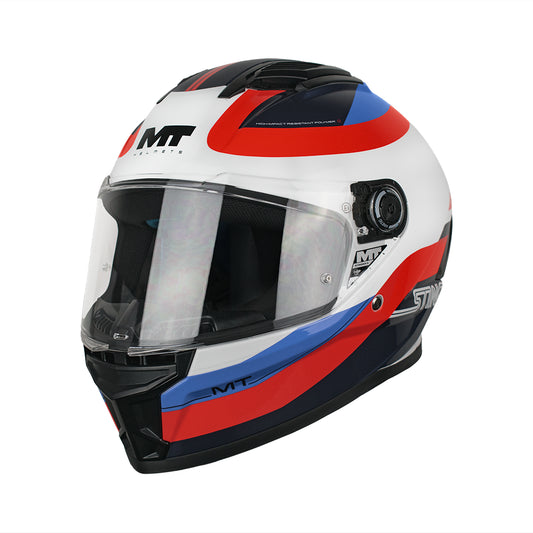 CASCO MT STINGER 2 MAJESTIC A7 BRILLO +PANTALLA OSCURA SKU: 1334D48A710#VO