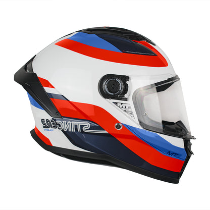 CASCO MT STINGER 2 MAJESTIC A7 BRILLO +PANTALLA OSCURA SKU: 1334D48A710#VO