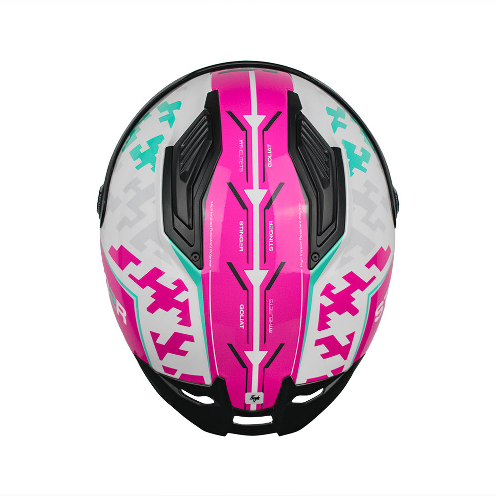 CASCO MT STINGER 2 GOLIAT A18 BRILLO SKU: 1334C67A1810#