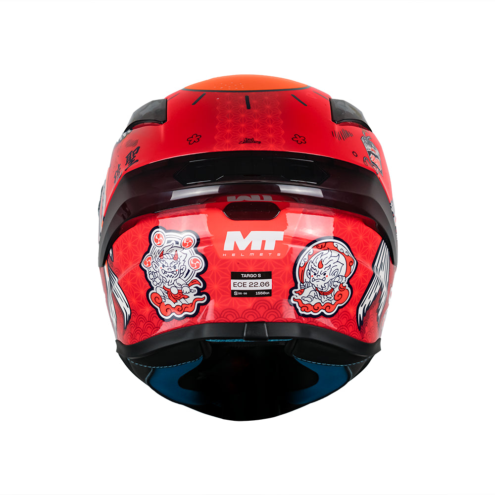 CASCO MT TARGO YAMANAKA 2025 JAPAN C4 BRILLO S +PANTALLA OSCURA SKU: 1343D93C410#VO