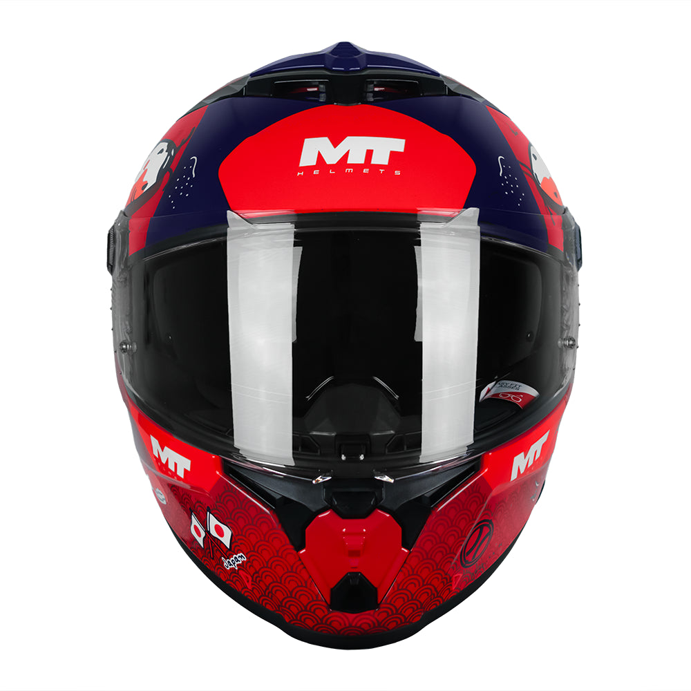 CASCO MT THUNDER 4 R SV YAMANAKA 2025 JAPAN C4 BRILLO  +PANTALLA OSCURA SKU: 1375D93C410#VO
