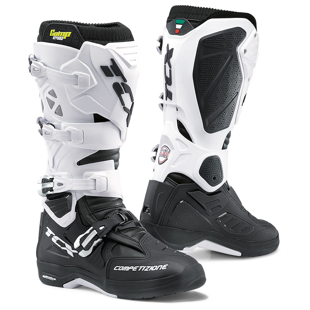BOTAS TCX COMP EVO 2 MICHELIN | NEGRO/BLANCO | SKU: 96624#NB