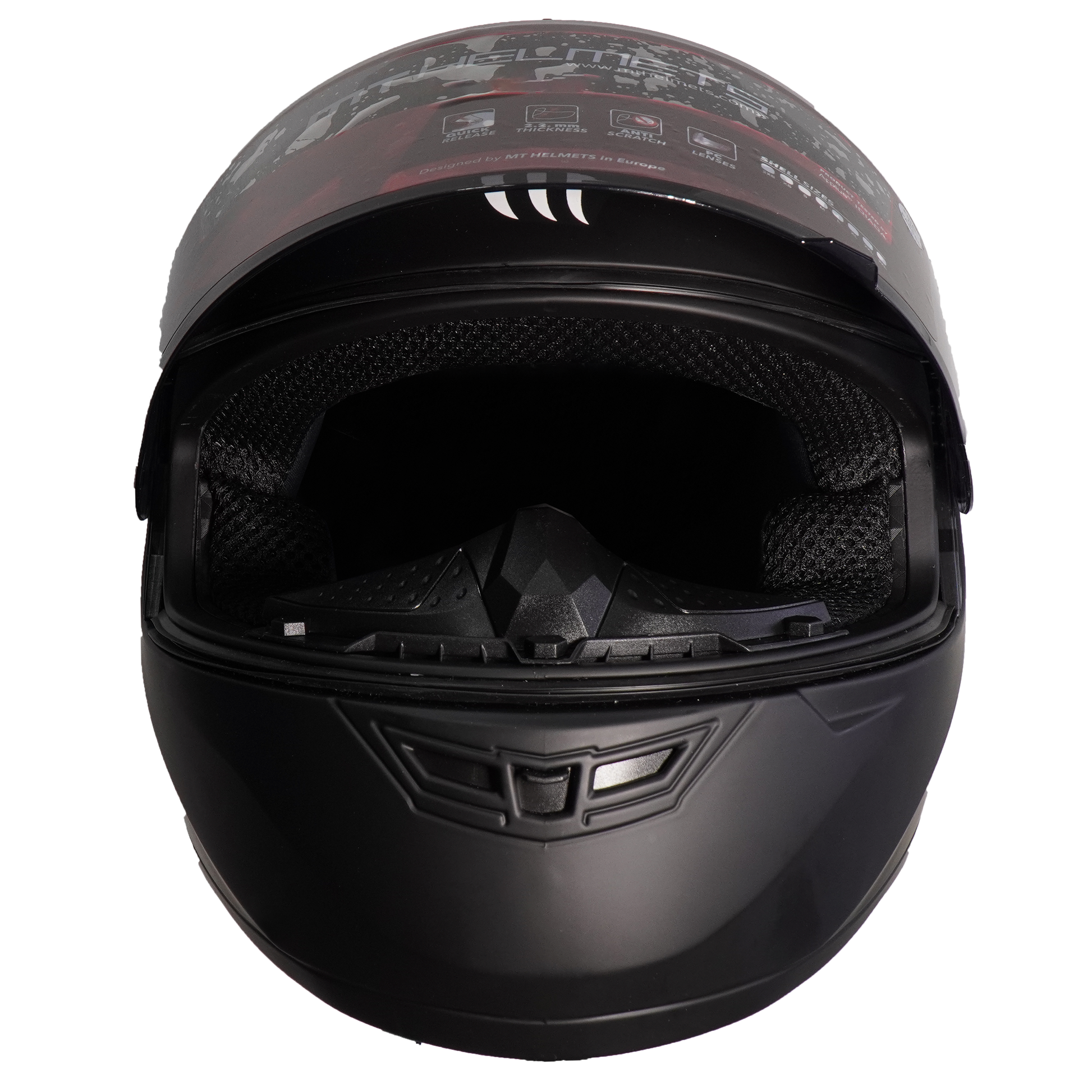 mt alamo helmet CASCO MT ALAMO EVO SOLID A1 | NEGRO MATE