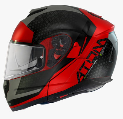 CASCO MT FU401SV ATOM SV ADVENTURE A5 | ROJO MATE | SKU: 1052871053#