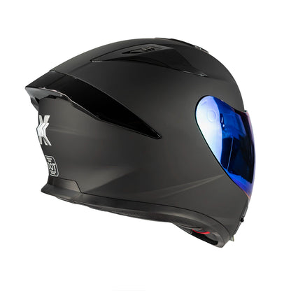 CASCO IMMORTALE AURUS NEGRO VISOR IRIDIUM VERDE | SKU: IMMAURBLGR-#